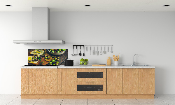 Keuken achterwand olijven