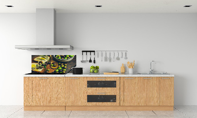 Keuken achterwand olijven