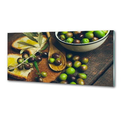 Keuken achterwand olijven