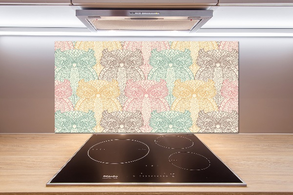 Glazen achterwand keuken Uilen