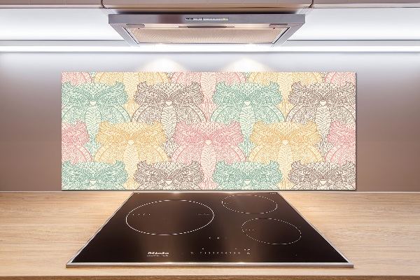 Glazen achterwand keuken Uilen