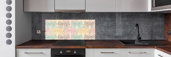 Glazen achterwand keuken Uilen