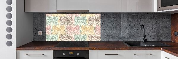 Glazen achterwand keuken Uilen