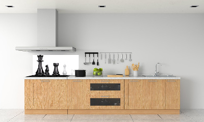 Glazen achterwand keuken Schaakstuk