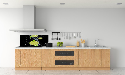 Spatscherm keuken Limoenen en water