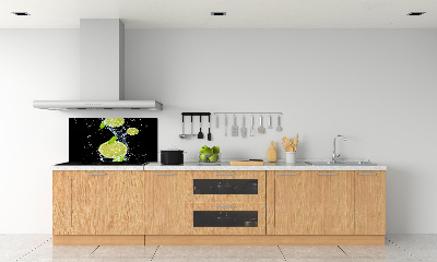 Spatscherm keuken Limoenen en water