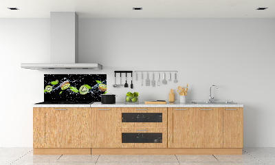 Spatplaat keuken Kiwi en water