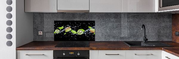 Spatplaat keuken Kiwi en water