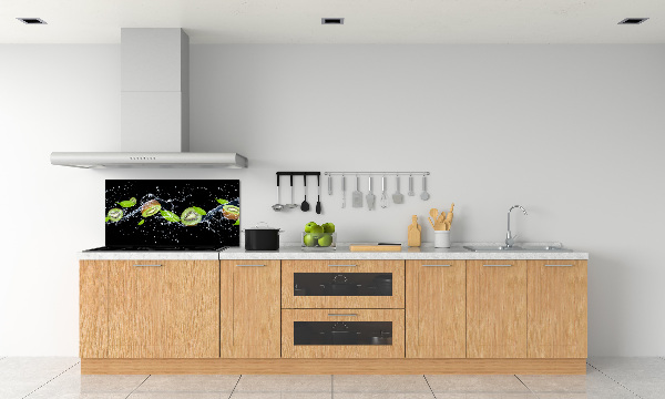 Spatplaat keuken Kiwi en water