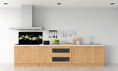 Spatplaat keuken Kiwi en water