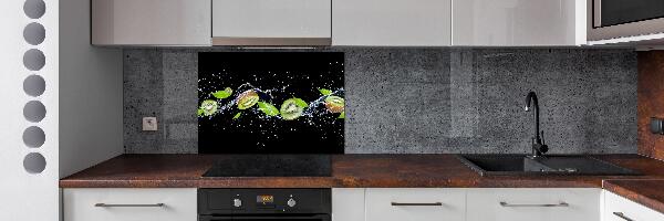 Spatplaat keuken Kiwi en water