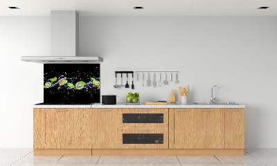 Spatplaat keuken Kiwi en water