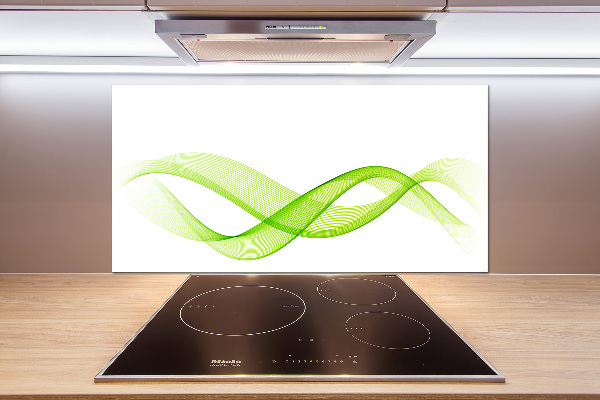 Spatscherm keuken Kleurrijke golven