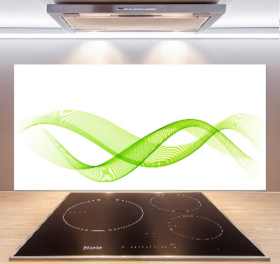 Spatscherm keuken Kleurrijke golven