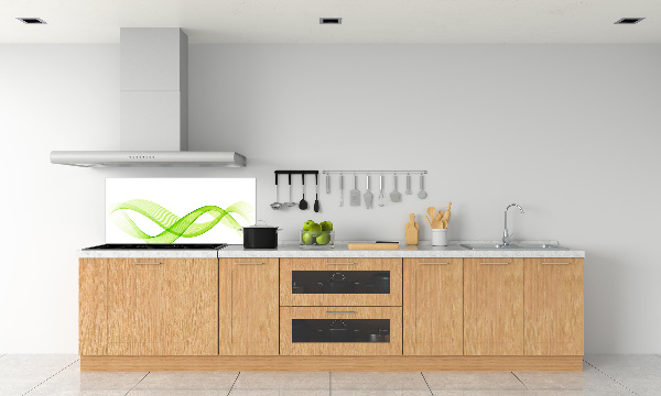 Spatscherm keuken Kleurrijke golven