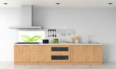 Spatscherm keuken Kleurrijke golven