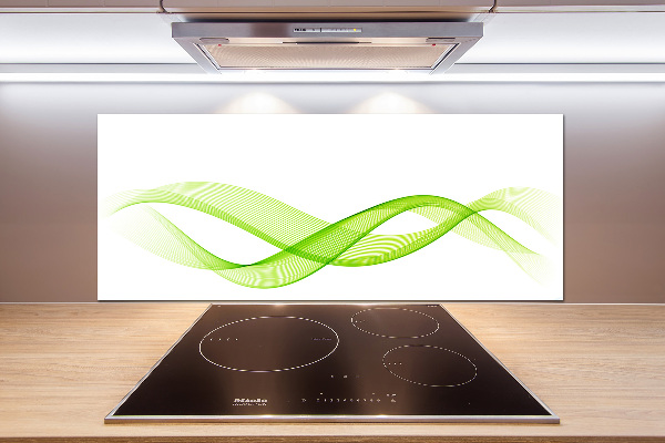Spatscherm keuken Kleurrijke golven