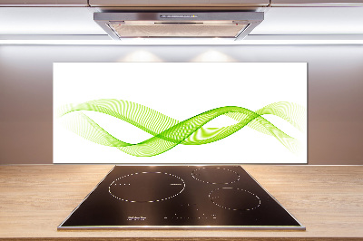 Spatscherm keuken Kleurrijke golven