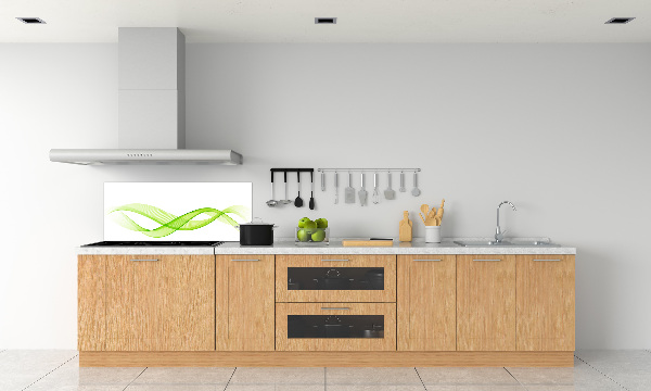 Spatscherm keuken Kleurrijke golven