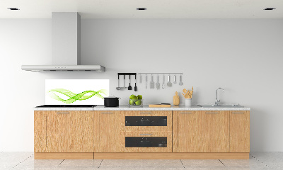 Spatscherm keuken Kleurrijke golven