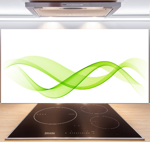 Spatscherm keuken Kleurrijke golven