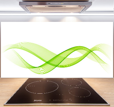 Spatscherm keuken Kleurrijke golven