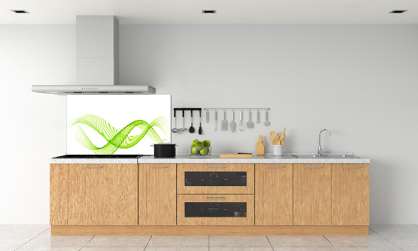 Spatscherm keuken Kleurrijke golven