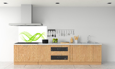 Spatscherm keuken Kleurrijke golven