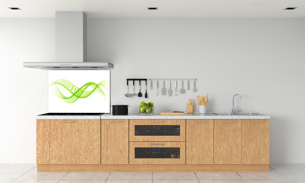 Spatscherm keuken Kleurrijke golven