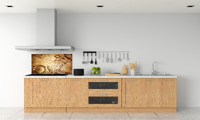 Spatplaat keuken Kompas op de kaart