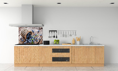 Keuken achterwand Bessen in een mand