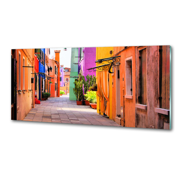 Panel do kuchni Kolorowe uliczki