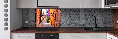 Achterwand keuken Kleurrijke straten
