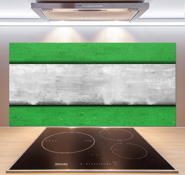 Spatplaat keuken Groene muur
