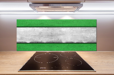 Spatplaat keuken Groene muur