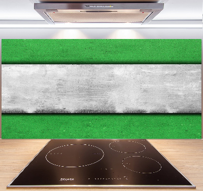 Spatplaat keuken Groene muur