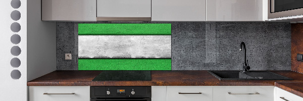 Spatplaat keuken Groene muur