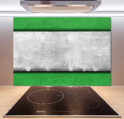 Spatplaat keuken Groene muur