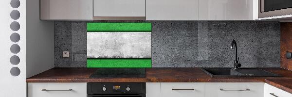 Spatplaat keuken Groene muur