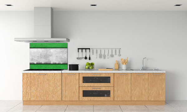 Spatplaat keuken Groene muur