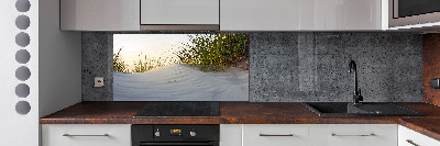Achterwand keuken duinen aan zee