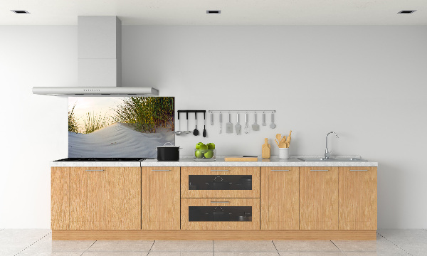 Achterwand keuken duinen aan zee