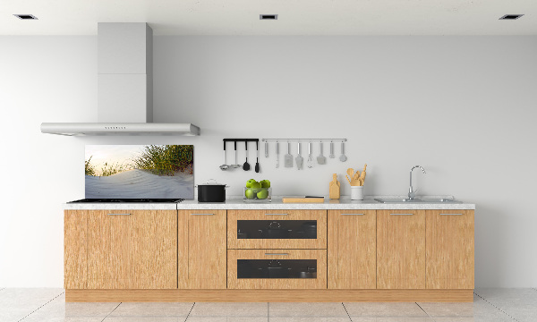Achterwand keuken duinen aan zee