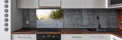 Achterwand keuken duinen aan zee