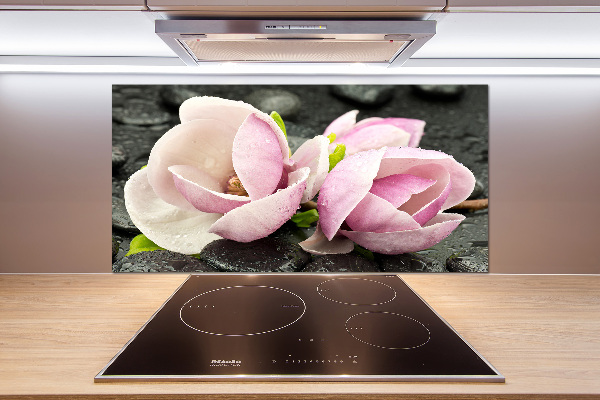 Spatscherm keuken Magnolia zensteen