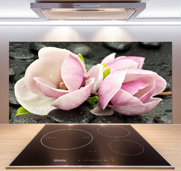 Spatscherm keuken Magnolia zensteen