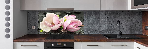 Spatscherm keuken Magnolia zensteen