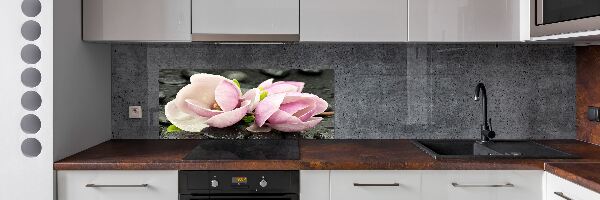 Spatscherm keuken Magnolia zensteen