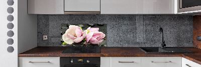 Spatscherm keuken Magnolia zensteen