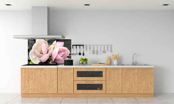 Spatscherm keuken Magnolia zensteen